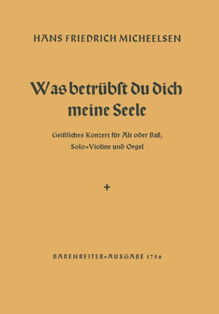Was betruebst du dich, meine Seele